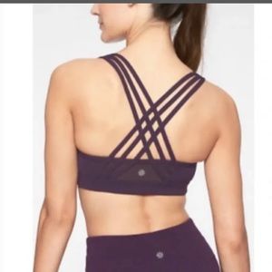 Athleta fully focused strappy jack sports bra